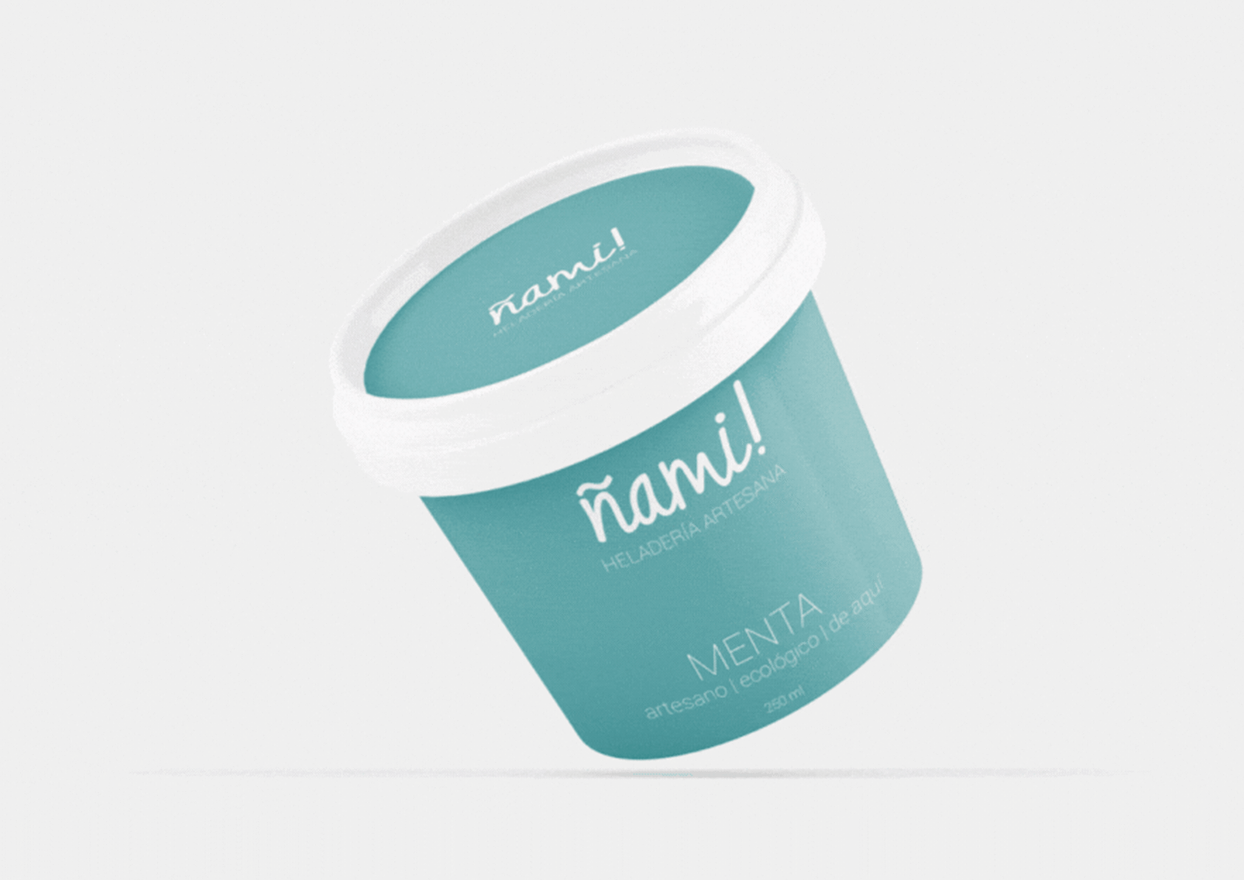 Diseño marca Ñami helados artesanos
